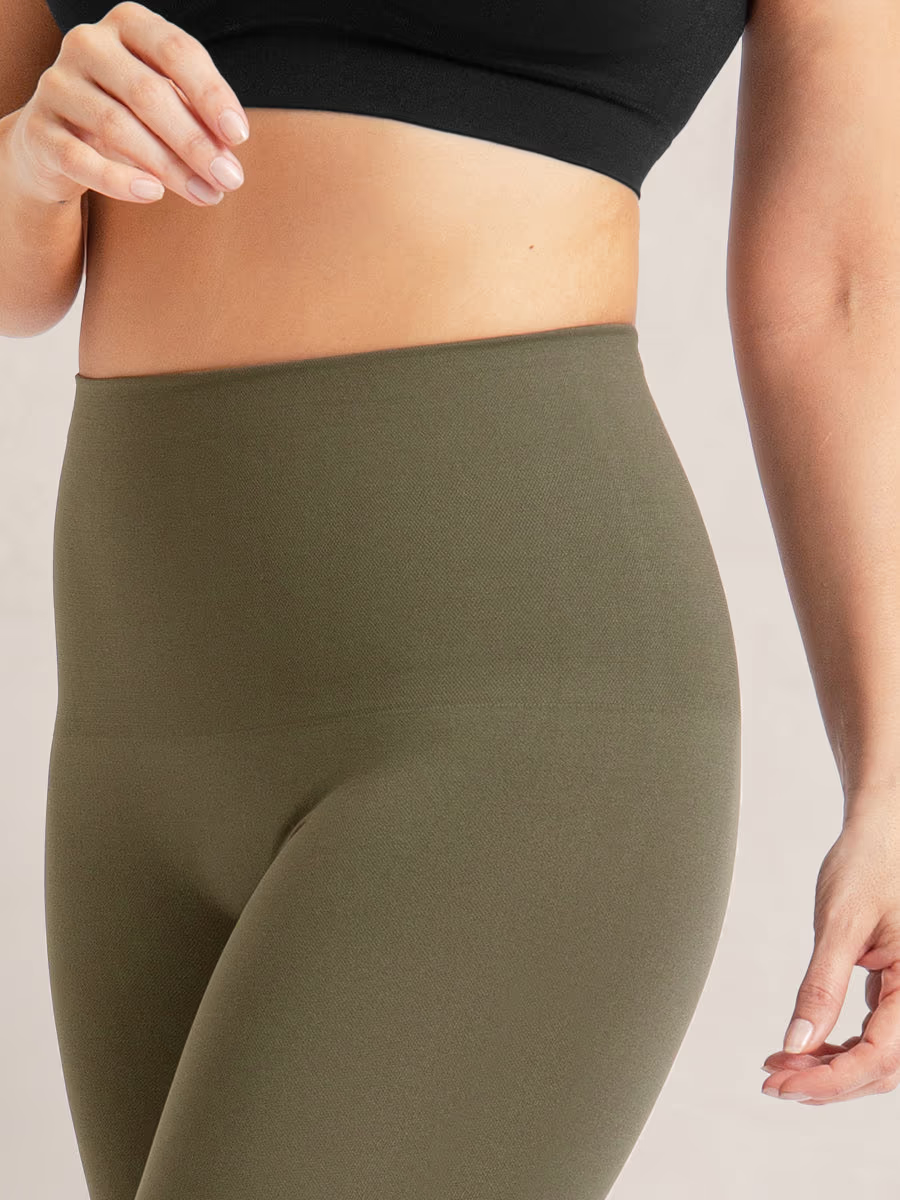 Essentials Seamless Comfort Mid-Waist Shaping Leggings